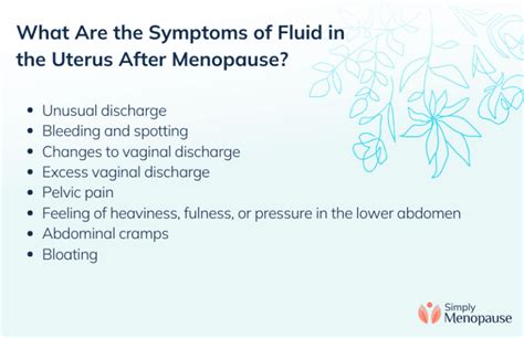 Test Details How is an endometrial biopsy done. . What causes fluid in the uterus after menopause